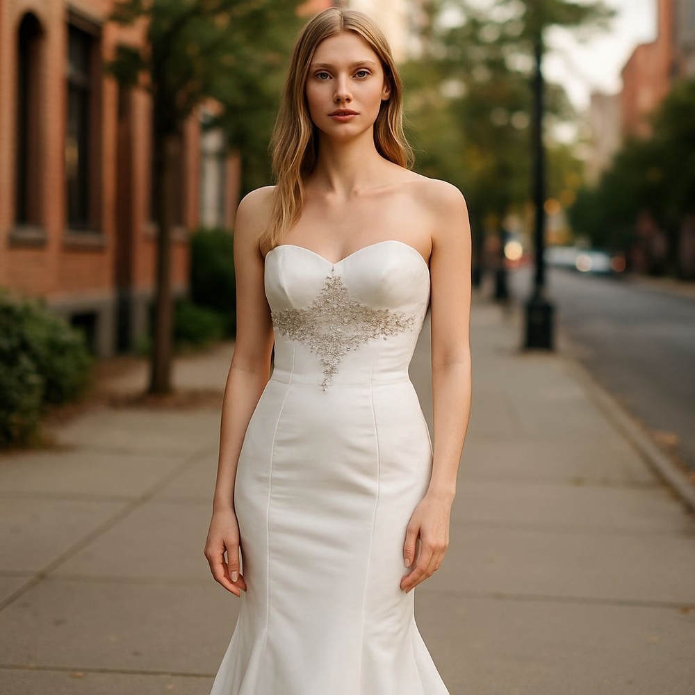 LAST MARKDOWN!Beautiful wedding dress by Anjali - Picture 8 of 13